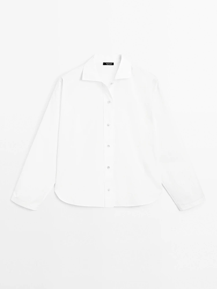 Chemise en popeline 100 % coton