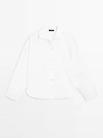 Chemise en popeline 100 % coton