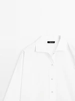 Chemise en popeline 100 % coton