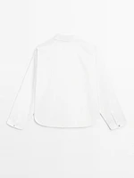 Chemise en popeline 100 % coton