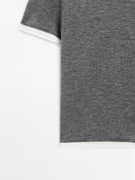 Knit double-effect T-shirt