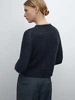 Knit alpaca blend sweater