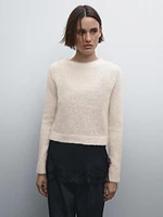 Knit alpaca blend sweater