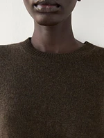 100% cashmere knit sweater