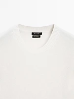 100% cashmere knit sweater