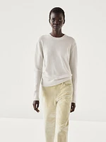 100% cashmere knit sweater