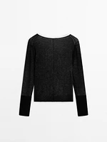 100% wool fine double sweater