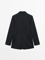 Veste de tailleur en laine froide