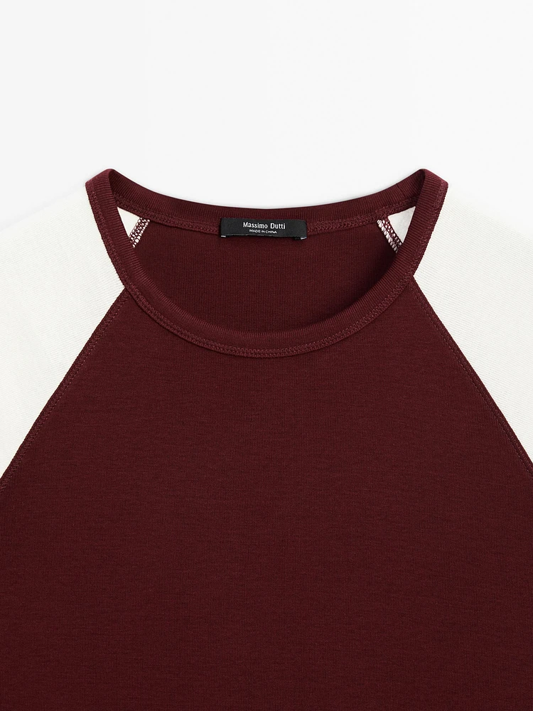 Ribbed cotton tank top