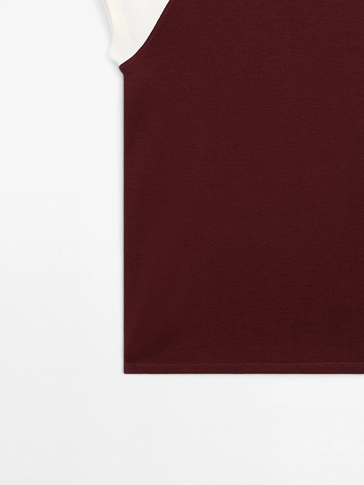 Ribbed cotton tank top