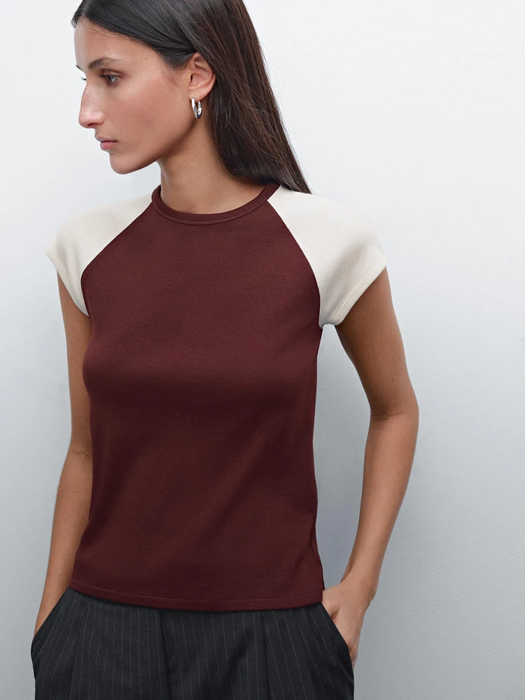 Ribbed cotton tank top