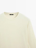 100% cotton long sleeve T-shirt