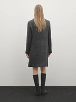 Long wool blend coat