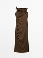 Long asymmetric dress