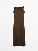 Long asymmetric dress