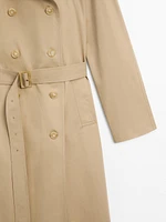 Trench classique 100 % coton