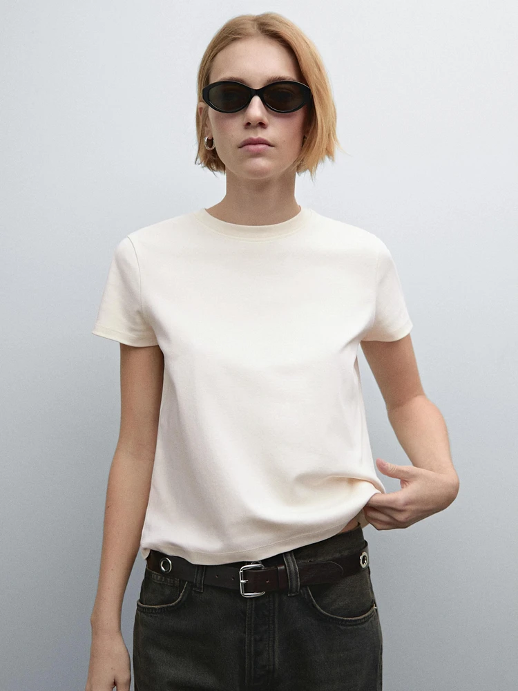 T-shirt couture coton heavy weight