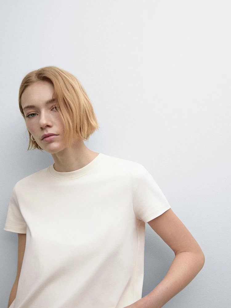 T-shirt couture coton heavy weight