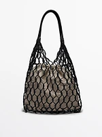 Sac filet en cuir