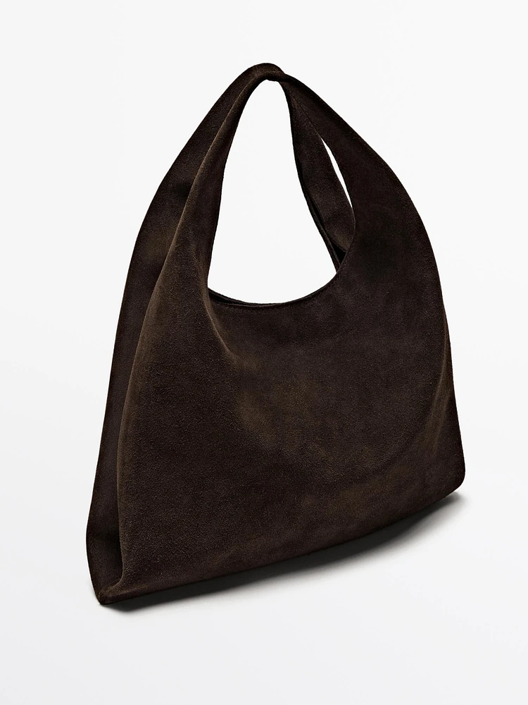 Mini-sac lady en croûte de cuir