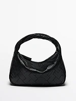 Braided nappa handbag