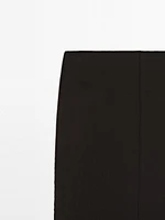 Pleated midi skirt with seam details - Studio