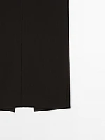 Pleated midi skirt with seam details - Studio