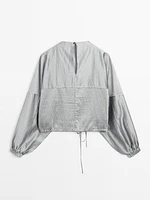 Balloon shirt with funnel neck - Studio