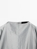 Balloon shirt with funnel neck - Studio