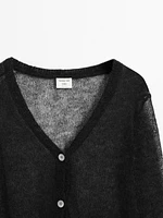 Short cutwork cardigan - Studio