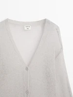 Long cutwork cardigan - Studio