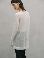 Long cutwork cardigan - Studio