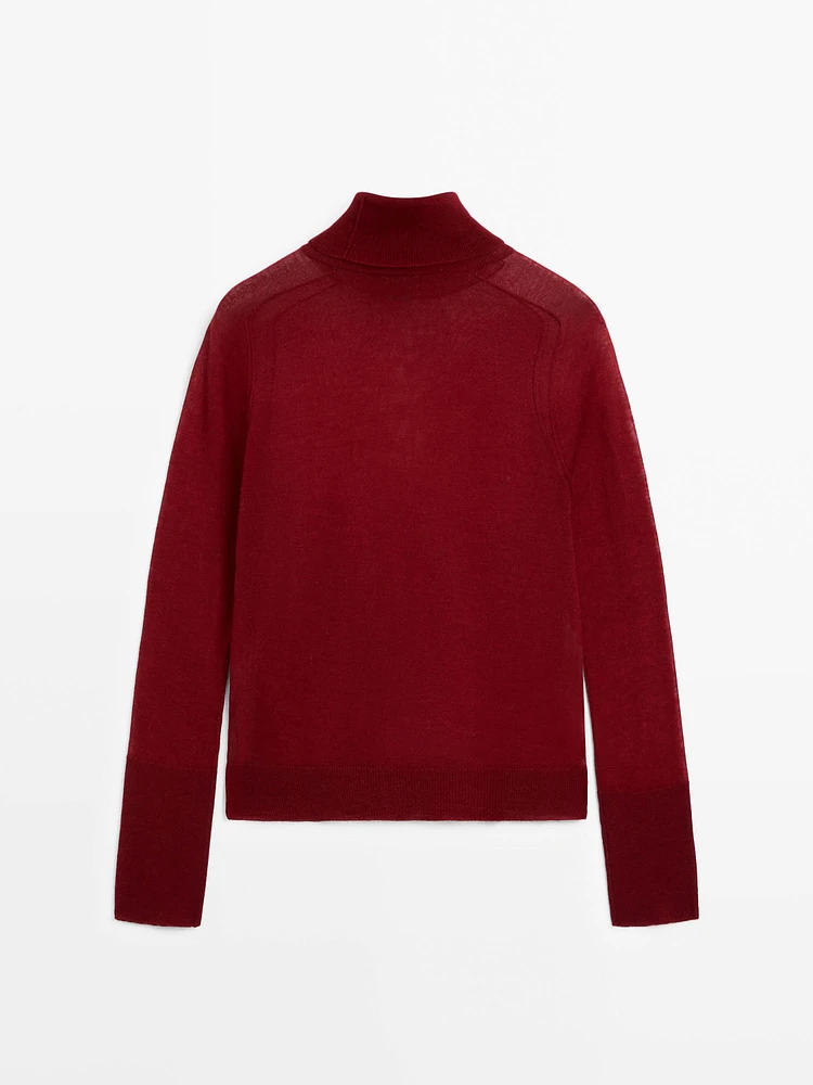 Cropped flowing knit sweater - Studio