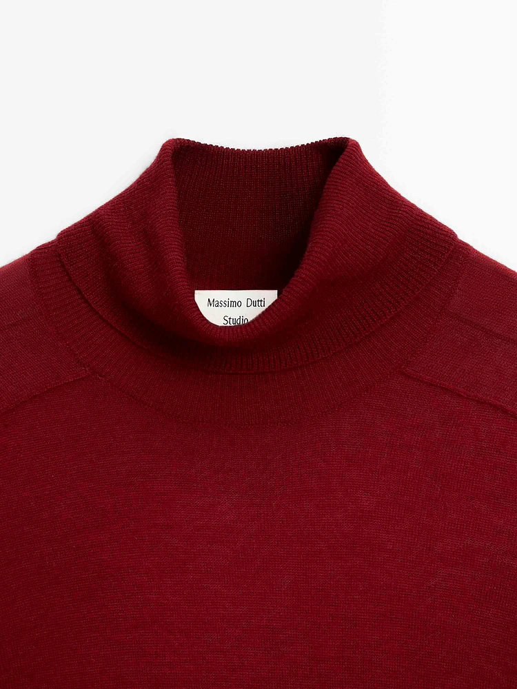 Cropped flowing knit sweater - Studio