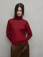 Cropped flowing knit sweater - Studio