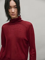 Cropped flowing knit sweater - Studio