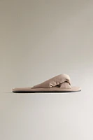 KNOTTED MULE SLIPPERS
