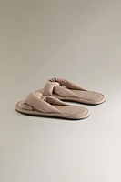 KNOTTED MULE SLIPPERS