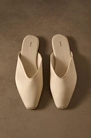 SATEEN MULE SLIPPERS