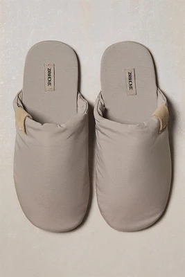 TECHNICAL FABRIC MULE SLIPPERS