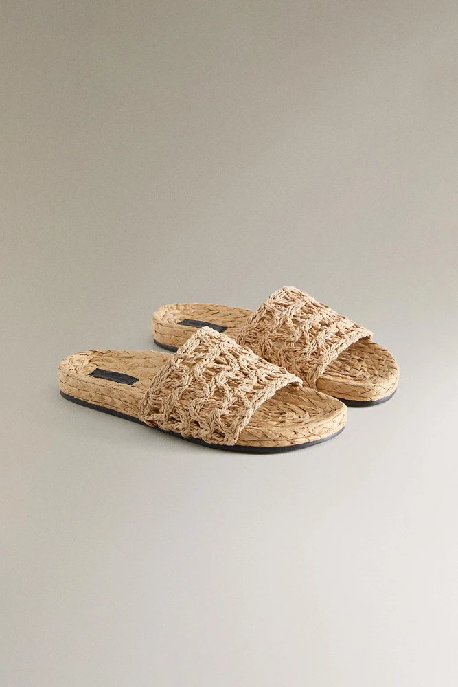 PAPER SLIDER SANDALS