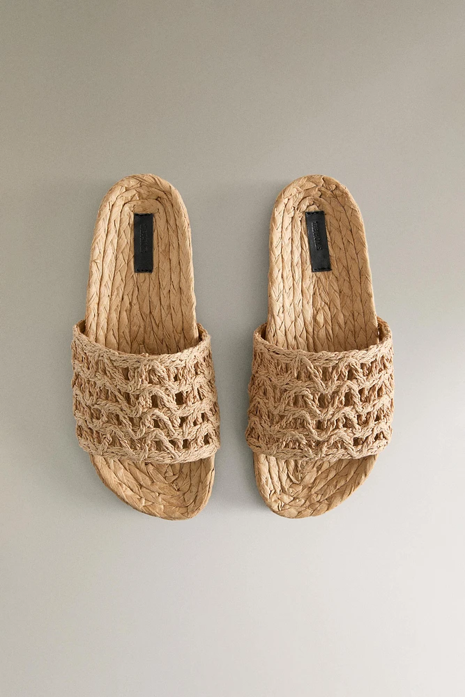 PAPER SLIDER SANDALS