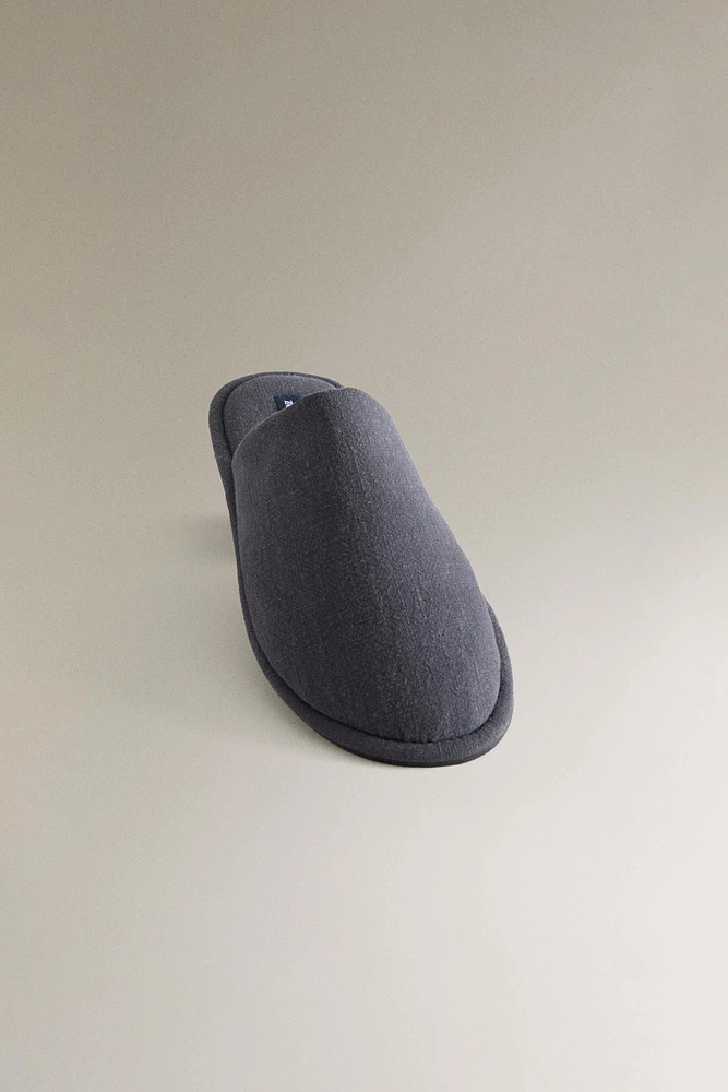 RAMIE MULE SLIPPERS