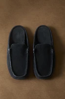 LEATHER MULE LOAFERS