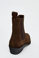 PULL TAB CHELSEA ANKLE BOOTS