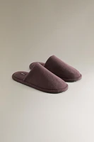 CHAUSSONS TISSU ÉPONGE SALLE DE BAINS