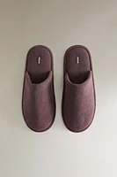 CHAUSSONS TISSU ÉPONGE SALLE DE BAINS