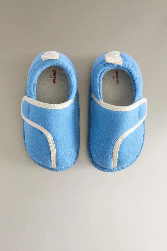 CHAUSSONS ENFANT FERMÉS COTON