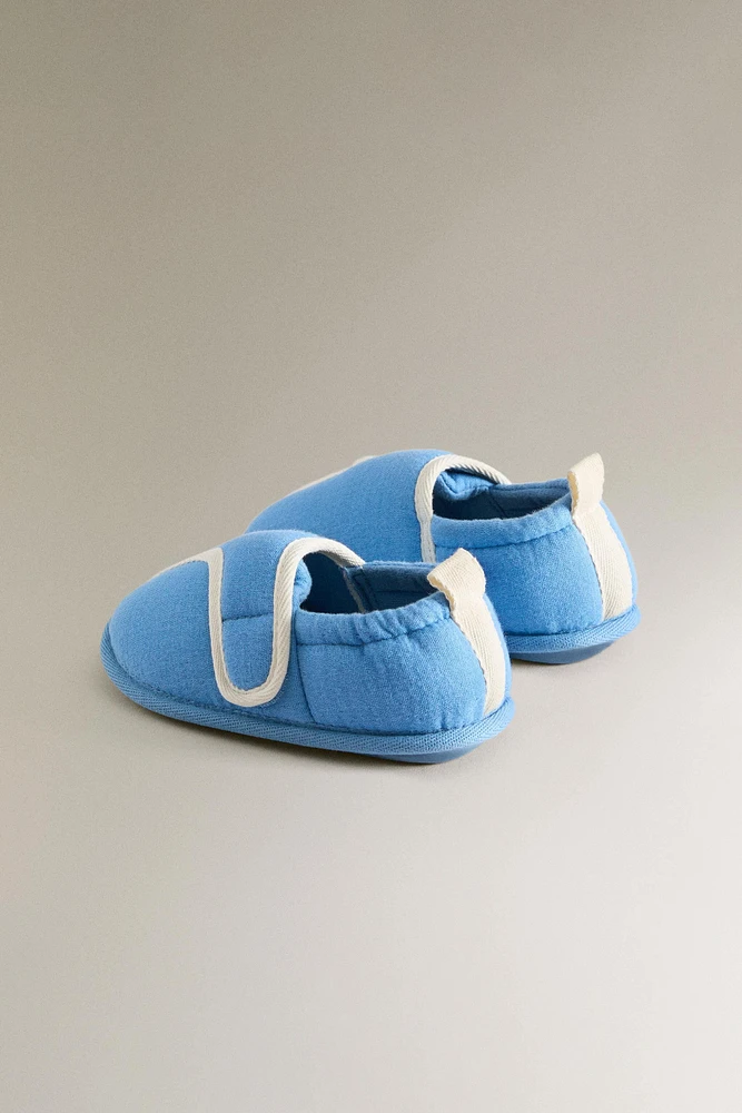 CHAUSSONS ENFANT FERMÉS COTON