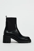 NEOPRENE EFFECT CHELSEA BOOTS